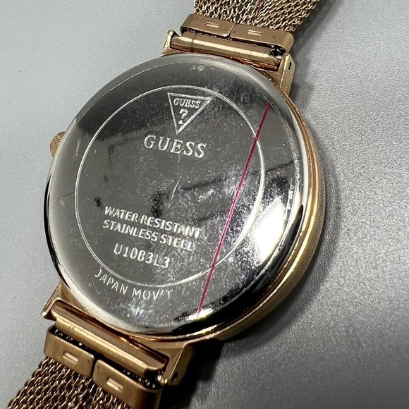 Guess Chiffon Women\'s Stainless Steel Mesh Analog Dial Quartz Watch U1083L3 main image 5